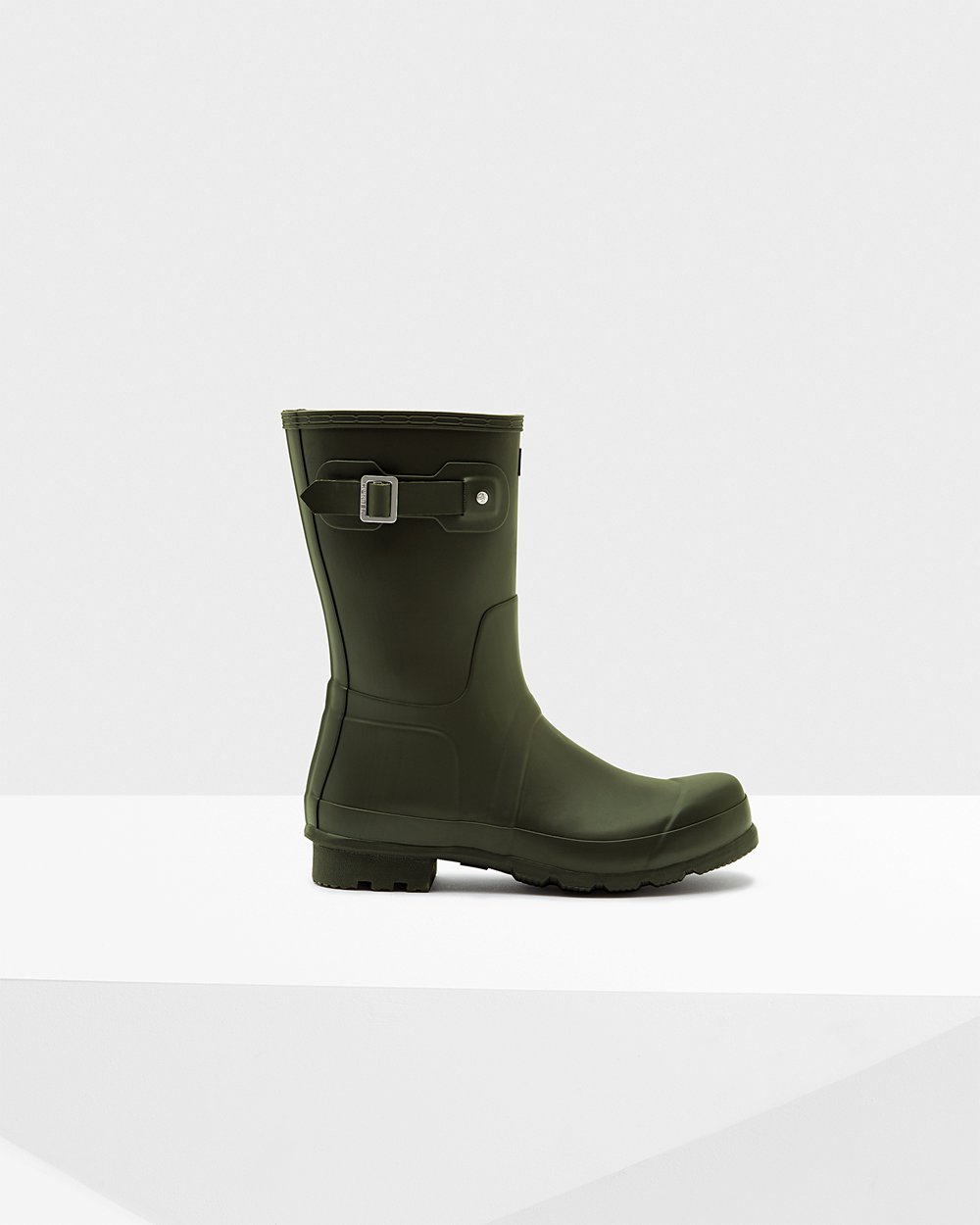 Botas De Cortas Original Hunter Hombre - Verde Oscuro Oliva - 967450ZFX